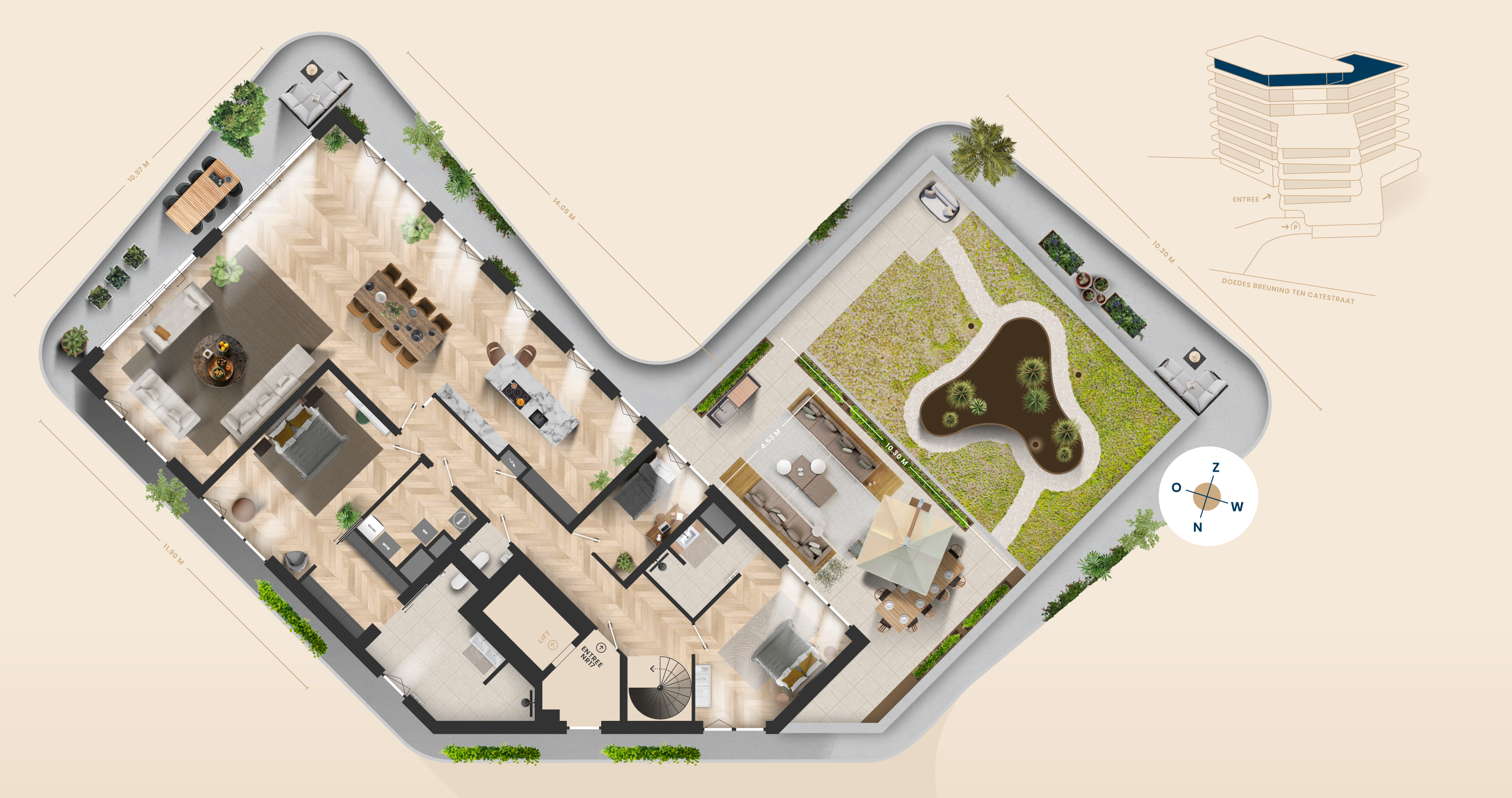 Type I plattegrond