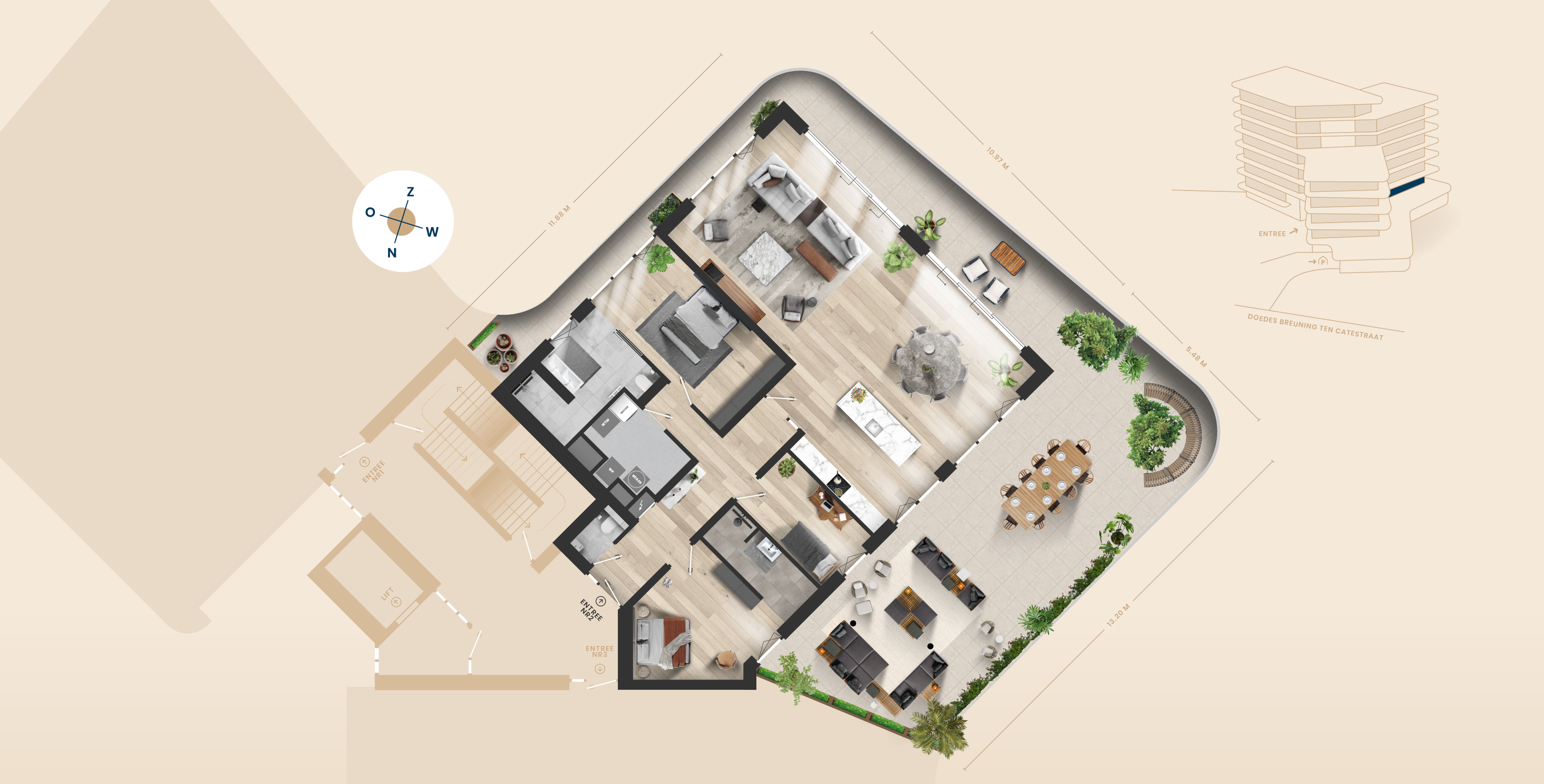 Type B plattegrond