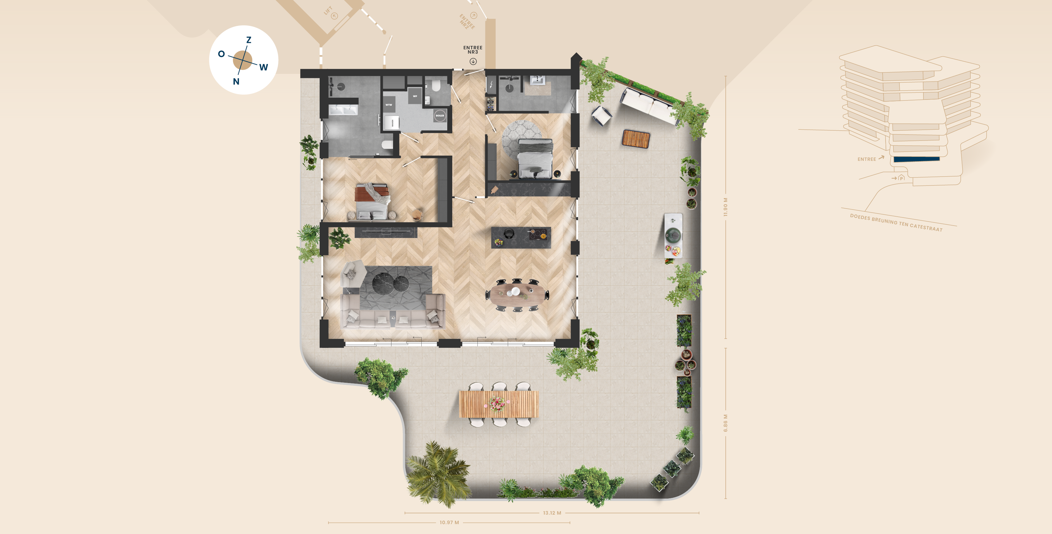 Type C plattegrond