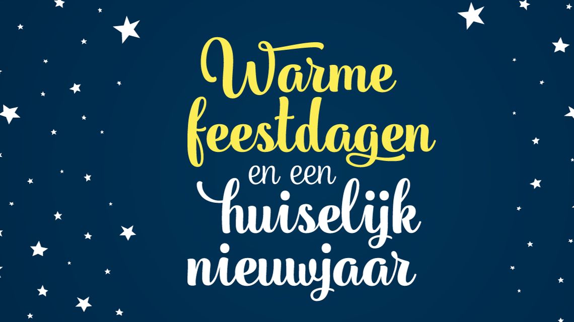 Openingstijden tijdens de feestdagen 2023